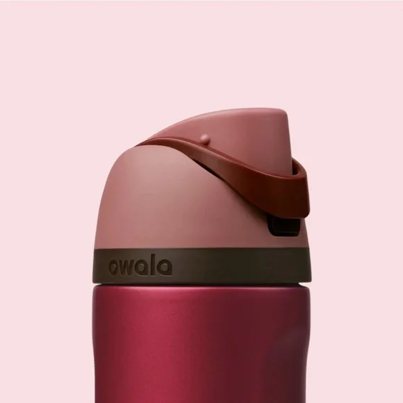 ♥️ RARE Special Edition Owala FreeSip 24oz Poinsettia Metallic Red - Picture 3 of 6